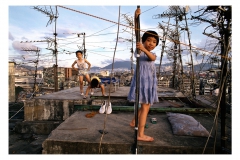 Greg Girard, Children on Rooftop, 1989, 11 x 14in, archival pigment print, Value: $450