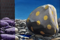 Yang Wu, "Whim", 2016, Oil on Canvas, 30 x 37 inches. Estimate: $1000.