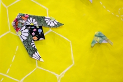 Origami Bee Installation