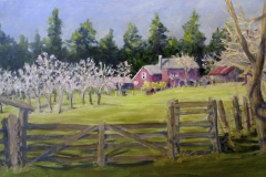 Loraine Wellman, Early Spring, 2009, Acrylic on Canvas, 16x20in, Value: $400