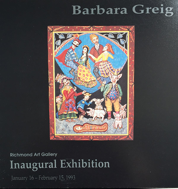 Barbara Greig brochure